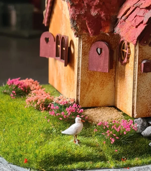 Dollhouse miniature seagull, scale 1/48 - Imagen 2