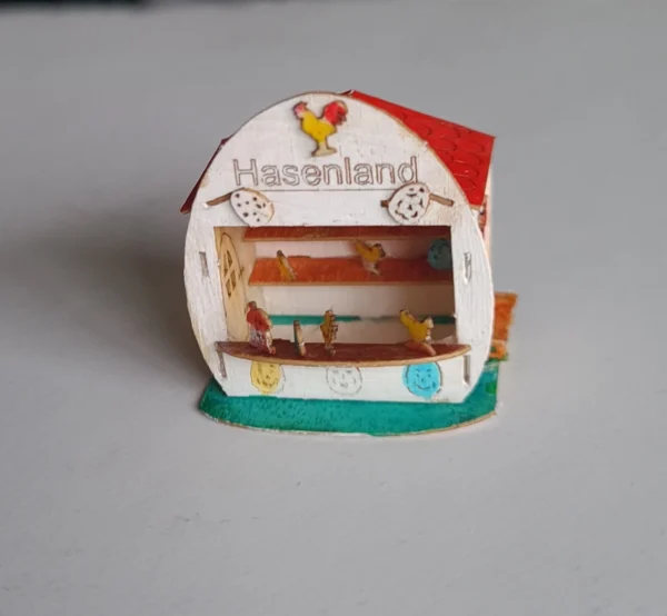 Dollhouse easter ornament, 1/12 scale