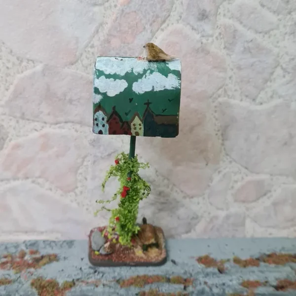 Dollhouse Miniature Mailbox 1/12 scale - Imagen 2